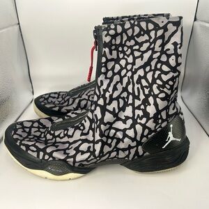 Air Jordan 28 XX8 Elephant Print Size 10 Cement Grey 555109-004 Clean